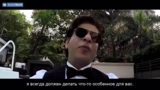 ShahRukhKhan thanks fans for 33 Million followers on twitter |Russian subtitles]