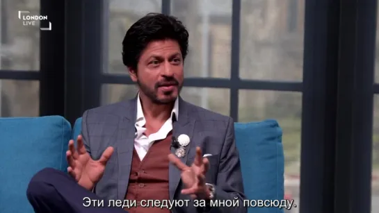 Шах1London Live | Shah Rukh Khan Interview For FAN русские субтитры