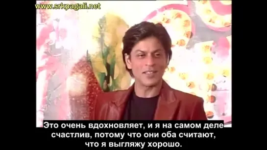 Promotion Om Shanti Om, Shah Rukh Khan, interview IndiaFM, 2007, rus sub