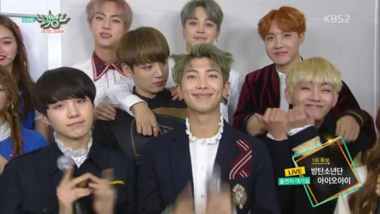 [VIDEO] 16_10_28 Music Bank Interview with BTS and I.O.I