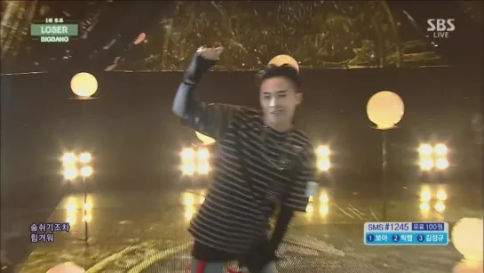 BIGBANG – ‘LOSER’ 0524 SBS Inkigayo ׃ NO.1 OF THE WEEK