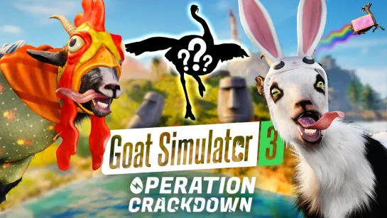 ▶Goat Simulator 3 добавляет множество "яиц" в бесплатном пасхальном обновлении