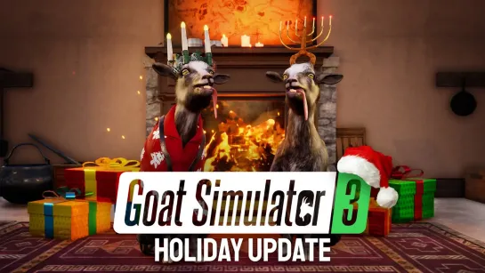 Бесплатное праздничное обновление для Goat Simulator 3 позволит вам использовать рождественское оружие