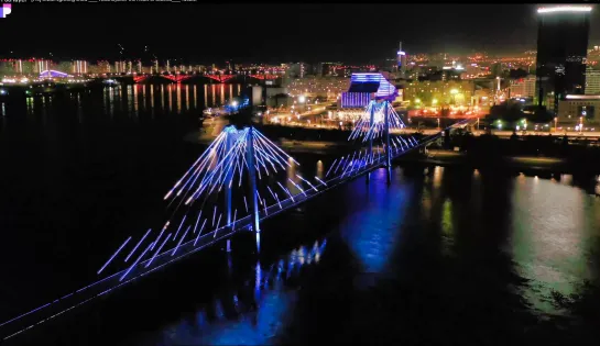 “Krasnoyarsk  the Heart of Siberia“ - Urban lightning show