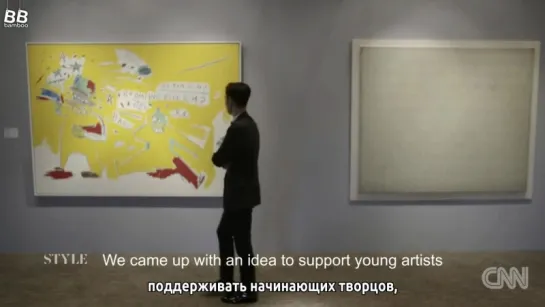 [BAMBOO рус.саб] T.O.P для CNN о выставке #TTTOP х Sotheby's