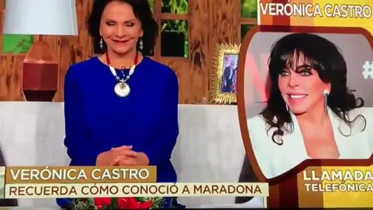 BELLA ANECDOTAS CUENTA VERÓNICA CASTRO @vrocastroficial VÍA-TELEFONICA EN BELLA ENTREVISTA