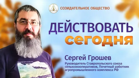 🌐 Сергей Грошев. Построение и устойчивое развитие Созидательного общества