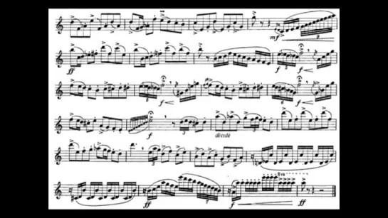 Astor Piazzolla - Six Tango Etudes for Flute (1987) [Score-Video]