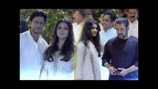 Shah Rukh Khan With Wife Gauri And Salman Khan Makes A Grand Entry At Ambani Ganpati Celebrations