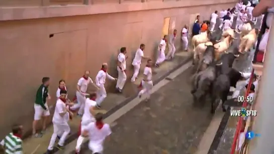 San Fermín 2018 - Segundo Encierro 08.07.2018 - Ganadería José Escolar