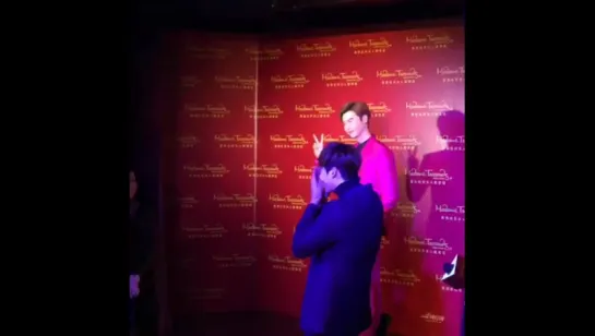 [Jan.22.2016] Leejongsuk unveiling his wax figure @ Madame Tussauds Hong Kong 4