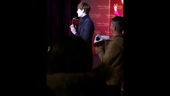 [Jan.22.2016] Leejongsuk unveiling his wax figure @ Madame Tussauds Hong Kong 3