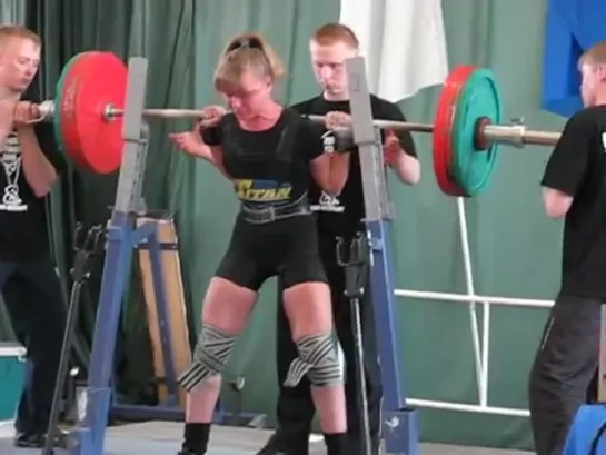 Vavilova Julia, squat 197.5kg@56kg