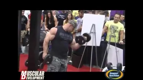 Branch Warren Training and Guest Posing 6 Weeks Out From The Mr. Olympia 2012