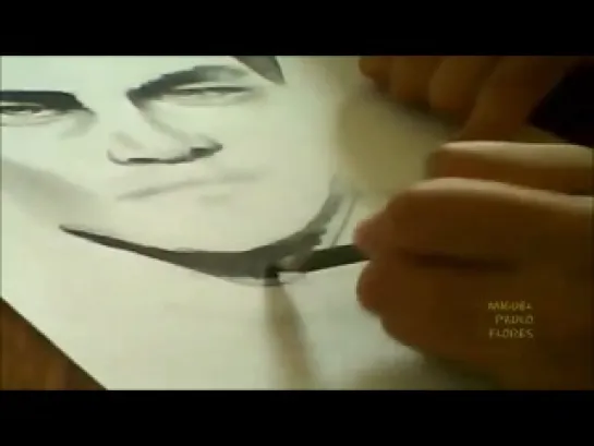 14yearolddrawaportraitofLeonardoDiCaprio28SpeedDrawing29