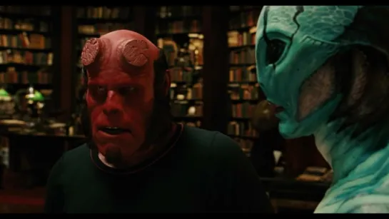 ◀Hellboy▶  Эйб и Хелбой