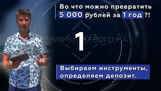 [1] Во что можно превратить 5 000 рублей за 1 год?! Трейдинг с нуля. Дневник Биржевого Мага – Выпуск 1