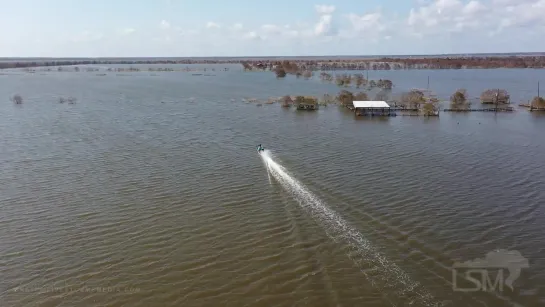 10-11-20 Intracoastal City, LA - Storm Surge Damage from Hurricane Delta