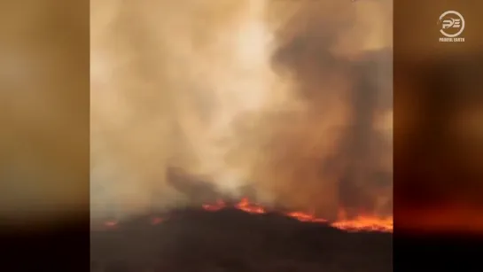 In Argentina thousands of firefighters struggle to contain wildfires in Cordoba. Natural disasters