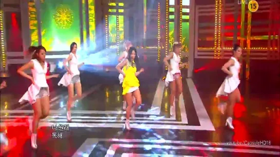 Baek Ji Young feat Simon - Good boy , Music Core (09.06.12)