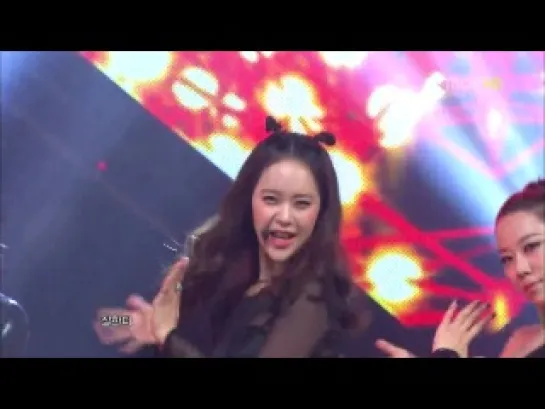 Baek Ji Young feat  Simon - Good boy , Music Core (02.06.12)