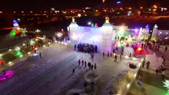 Ледовый Городок 2016 г Новосибирск