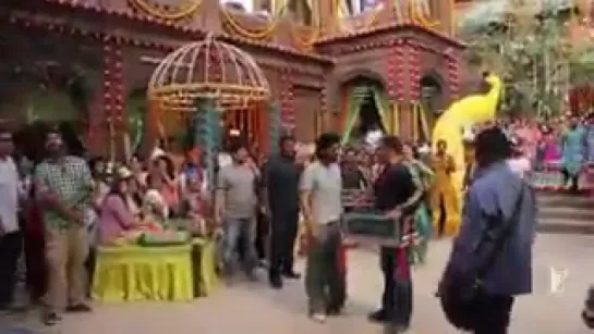 King Khan on the set of Sultan