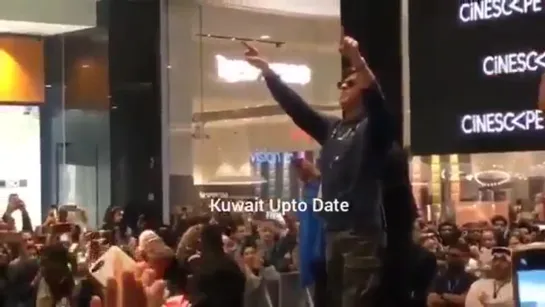 King Khan in Kuwait at Al Kout Mall during Zero Promotions.