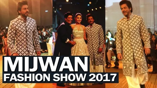 Showstopper Shahrukh Khan Walks The Ramp At Mijwan 2017 Fashion Show