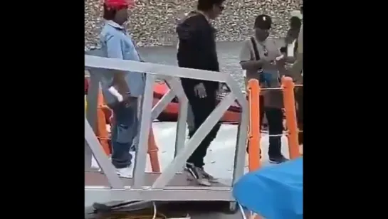 Shah Rukh Khan in Hatta, Dubai during shooting for #BeMyGuest ad film 1