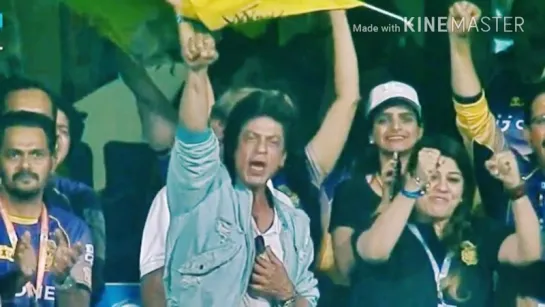 Shah Rukh Khan at Bengaluru Stadium SRH v KKR match