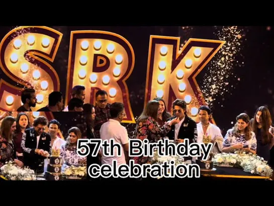 Shah Rukh Khan 57th birthday celebration in Mumbai