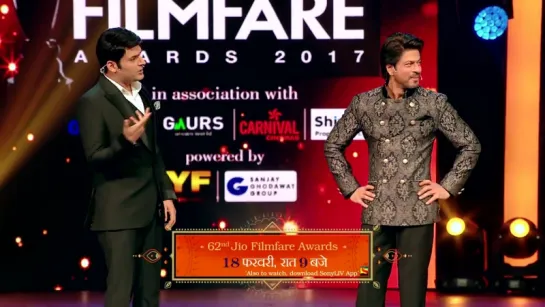 62nd Filmfare Awards - Kapil and Shahrukh - Promo