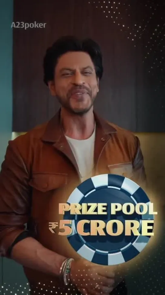 Shah Rukh Khan A23 Poker Ad