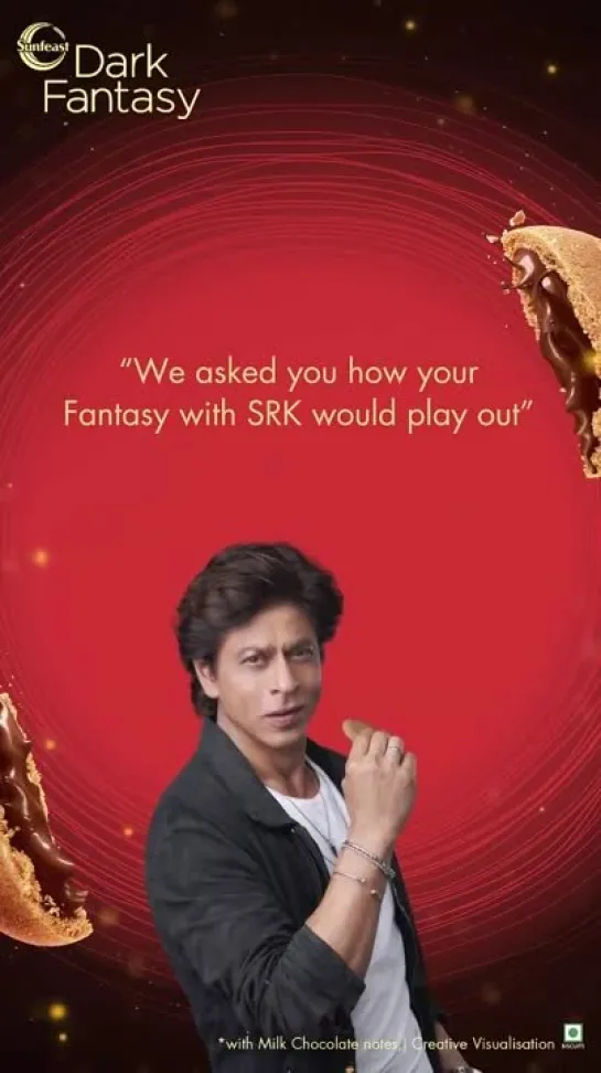 Sunfeast Dark Fantasy | Your answers were definitely in our SRK fantasy list!