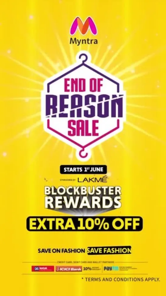 Ad for Myntra - End of Reason Sale (1)