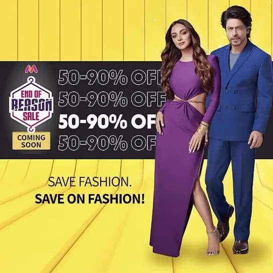 The Myntra End Of Reason Sale is COMING BACK