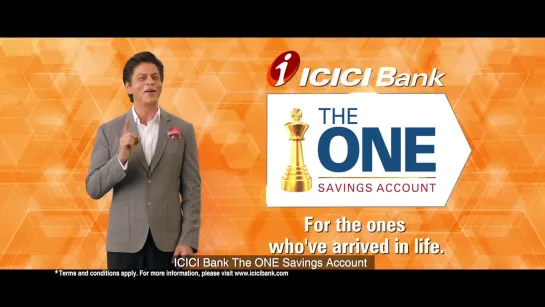 Shah Rukh Khan is THE ONE | Presenting THE ONE Savings Account by ICICI Bank