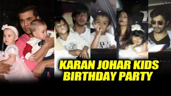 Karan Johar Kids Birthday Party FULL VIDEO | Shahrukh, Salman's Nephew, Varun Dhawan, Aishwarya