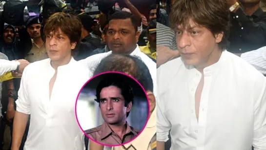 Emotional Shahrukh Khan Pays Respect to Late Shashi Kapoor