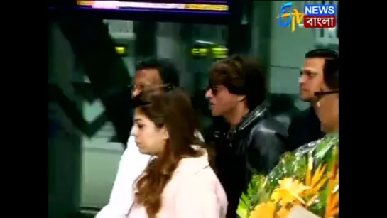 কলকাতায় শাহরুখ | Shahrukh Khan Reaches Kolkata For Film Festival | ETV NEWS BANGLA