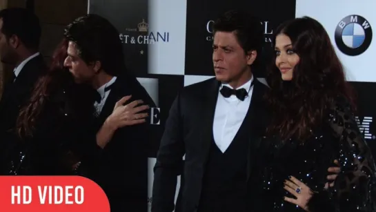 Shahrukh Khan Hug Aishwarya Rai Bachchan Cute Moment | Vogue Women of the Year Award 2017