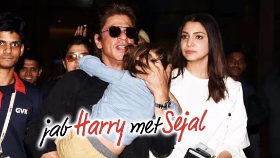 Shahrukh With Abram And Anushka Spotted At Airport, Returns From Dubai - JHMS Pr