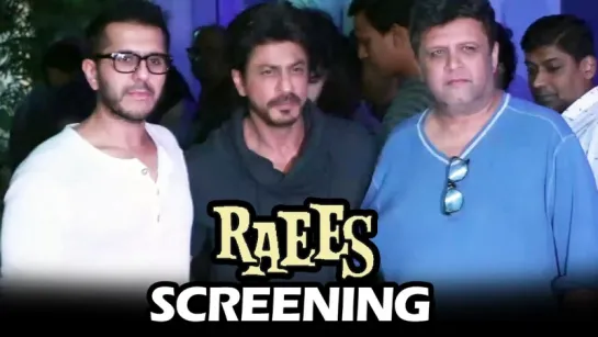 Shahrukh Khan At RAEES Special Screening - Full HD Video