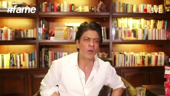 Shah Rukh Khan 4th Live on #fame. Eid Celebrations With SRK