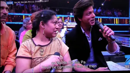 Shahrukh Khan Emotional Moment at Sa Re Ga Ma Pa Lil Champs 2017