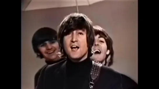 The Beatles - Help (Film Studios, Twickenham) (Colorized) 1965.11.23