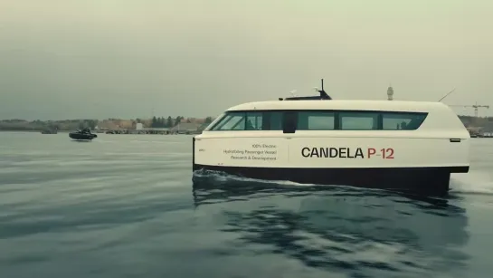 Candela P-12 taking off  100% electric hydrofoiling passenger vessel_RUS