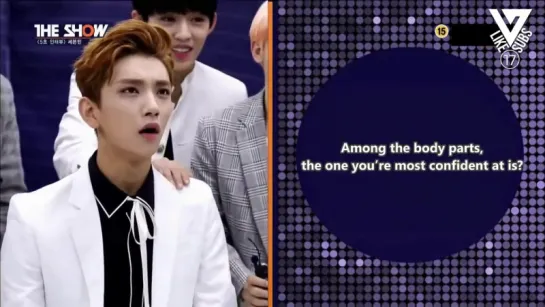 [Engsub] 150929 Seventeen - The Show 5 Seconds Interview by Like17Subs