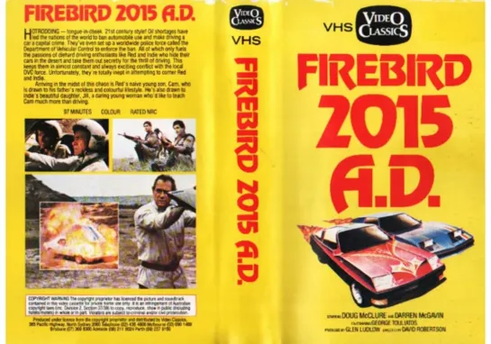 Firebird2015AD.1981.💎 VHS